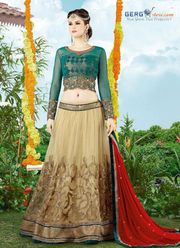 The Attractive Embroidered Lehenga Choli @ 55% Discount