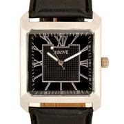 Xclusiveoffer - Adine Black Square Dial Watch Designed to Fit Any Casu