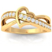 Xclusiveoffer Valentine collection Real Gold Diamon Rings 22k