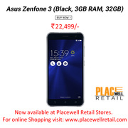 Buy Asus Zenfone 3 (Black,  3GB RAM,  32GB) Mobile Price in Siliguri