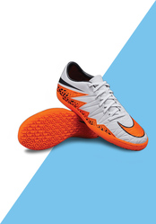 Fashionothon Nike Hypervenom Phelon II Indoor Wolf Gray Black Total Or