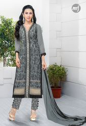 Semi Georgette with Embroidery  Suit Designer Salwer Kameez 