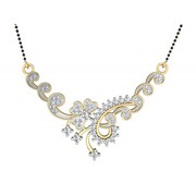 Shop Designer Diamond Mangalsutra Online at Jewelslane 