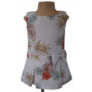 Poplin Print Dress Made By Faye