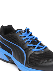 Puma Aquil Ind Black & Cobalt red Running Shoes for Men