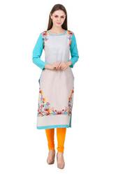 American Crepe printed fancy kurtis 