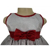 Black & White Stripes Dress By Faye