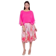 Stylish Pink Georgette Skirt at Best Price