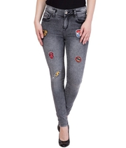 Stylish Faded Grey Jeans at ShoppyZip