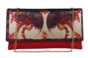 Red Clutch Slingbag For Women at ShoppyZip