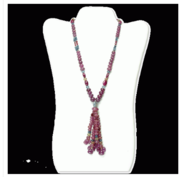 RUBY SAPPHIRE BEADS NECKLACE