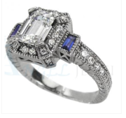 DESIGNING DIAMOND OCTAGON RING