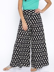 Cotton Mango Printed Palazzo Pant at ShoppyZip