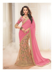 Partywear Georgette Sarees Collection at ShoppyZip