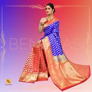 Buy Bengali Banarasi silk sarees online at Banarasi Niketan