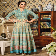 Vipul Multicolor Chiffon Hand Work Lehenga