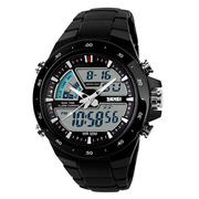 Buy Skmei 1016 Black Dual Time Alarm Chronograph Water Resistance 50m 