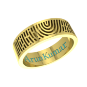 Personalized fingerprint ring