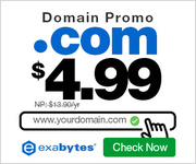 Domain Promotion $4.99 !