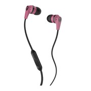 Buy Skull Ink'D In Ear Supreme Earphones Mic Pink and Black