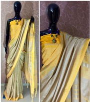 Designer Jute Cotton Silk Weaving Saree - Kalavat