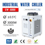 S&A recirculating water cooled chiller CW-6000 with±0.5℃stability