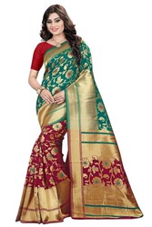 Huge Discount of 65%off on Banarasi Silk Saree | Kalavat