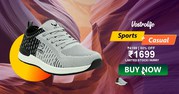 Vostro Sports Shoes,  Buy Verona Grey Black Sports Shoes for Men Online