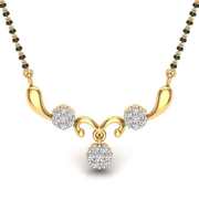 Latest diamond mangalsutra designs