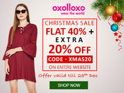 Christmas Sale - Long Sleeve Dress online at Oxolloxo