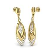 Ladies earrings - diamond jewellery