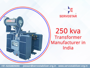 250kva Transformer Manufacturer Company in India