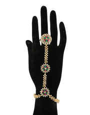 Buy Bridal Hath Phool & Hand Bracelet With Chain Online at Anuradha