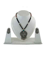 Oxidised Jewellery & Black Metal Silver Jewellery Online at Anuradha