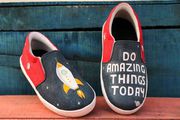 Hand Painted Kids Shoes