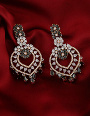 Dazzling American Diamond Earrings Online at Anuradha Art Jewellery