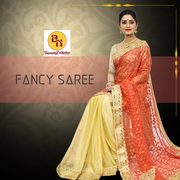 Buy the best collections of fancy sarees online shopping from Banarasi