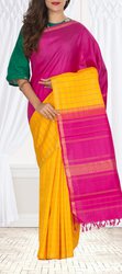 Pure Kanchipuram Handloom Silk Saree - Palam silk