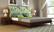 Best upholstered bed in India at WoodenStreet