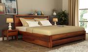 Find premium bed with storage in Noida at Wooden Street