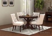 Get Up to 55% OFF on solid wood Round Dining Sets at Wooden Street