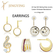  925 sterling silver earrings fine jewelry wholesale manufacturer