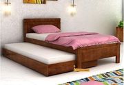 Extensive collection of pull-out trundle beds online at Wooden Street