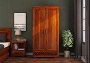 Check Latest range of 2 door wardrobe Online at Wooden Street