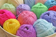 Wool knitting yarn