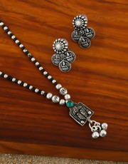 Shop black metal jewellery at Anuradha Art Jewellery