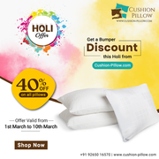 Get 40% OFF on All Pillows