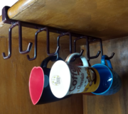  Mug Holder Under Cabinet Hanging Holder.