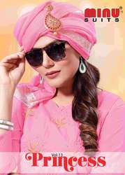 Biggest B2B Supplier of Minu Cotton designer salwar suit Princess