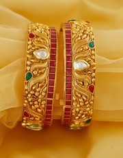 Buy the Designer Bangles set for Saree and Handmade Bangles 